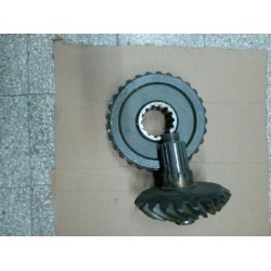 Coppia conica Riferimento Iveco n. 7162478, intercambiabile con Cei  n.194145 x Fiat 682 T3. Rapporto 19/29